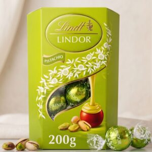 Lindor Pistachio Truffles 200g – Creamy Filled Chocolate